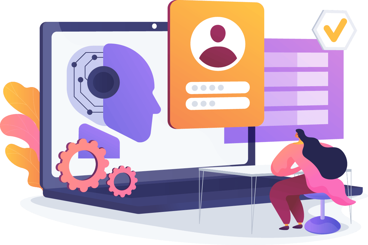 Misterio guiding a new user through onboarding